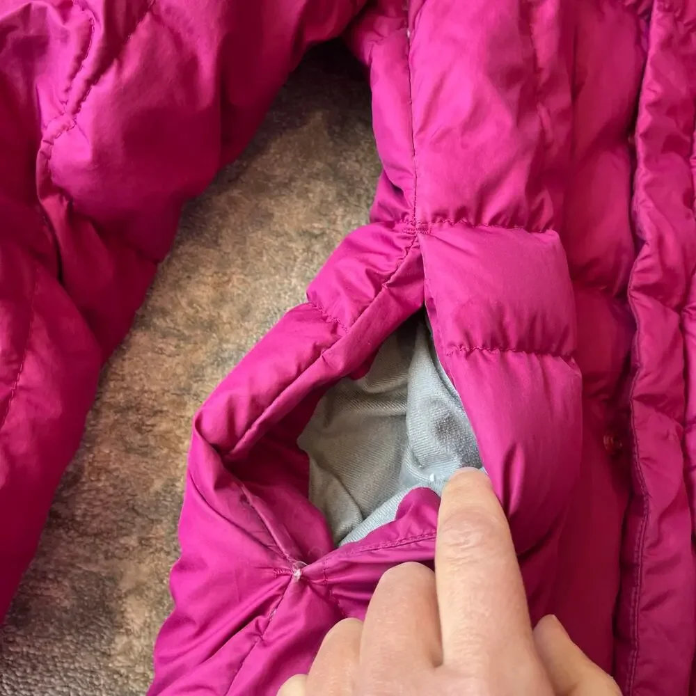 Patagonia Girls Down Winter Coat Long Parka M 10